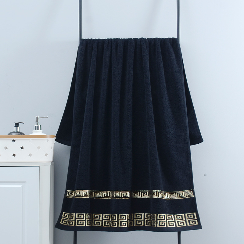 Christmas Throw Blanket - Toalha de banho grande 140x70cm preto
