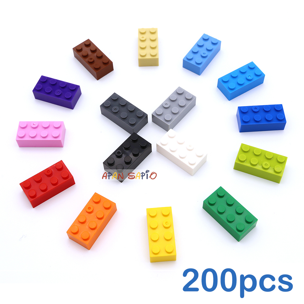 Lego Set Creator - 200 pçs 2x4 ponto diy blocos