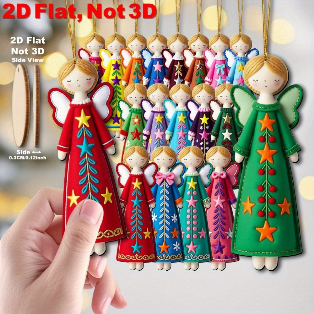 Star Tree Topper - 16 Peças de Decorações Coloridas de