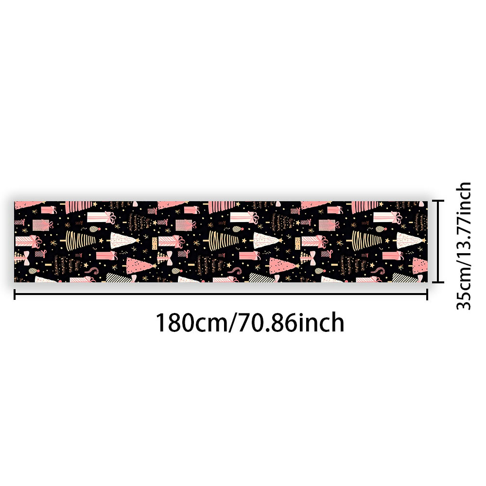 Caminho de Mesa de Natal Rosa  - Christmas Table Runner avaliação e preço