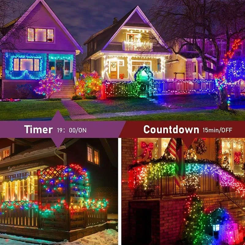 Luzes de Cordão LED RGBIC WS28 - Led Fairy String Lights avaliação e preço