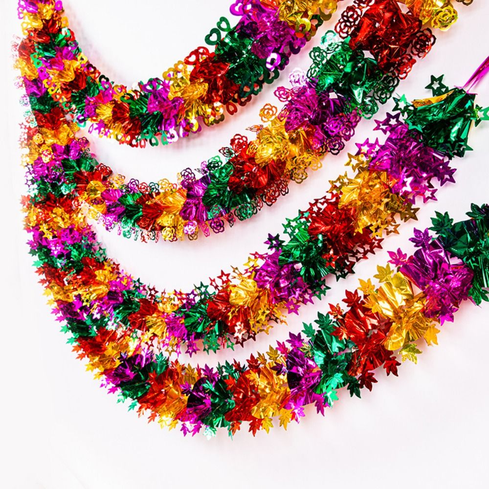 Guirlandas de Natal 3D em Folh - Tinsel Garland Decoration avaliação e preço