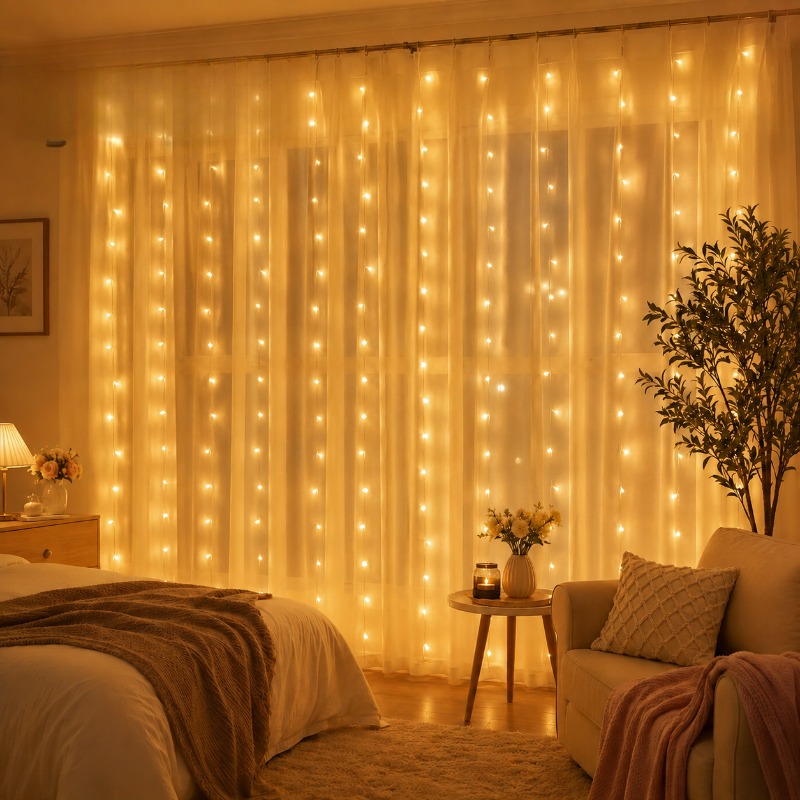 Cortina de Luzes LED de 3/4/6m - Led Fairy String Lights avaliação e preço
