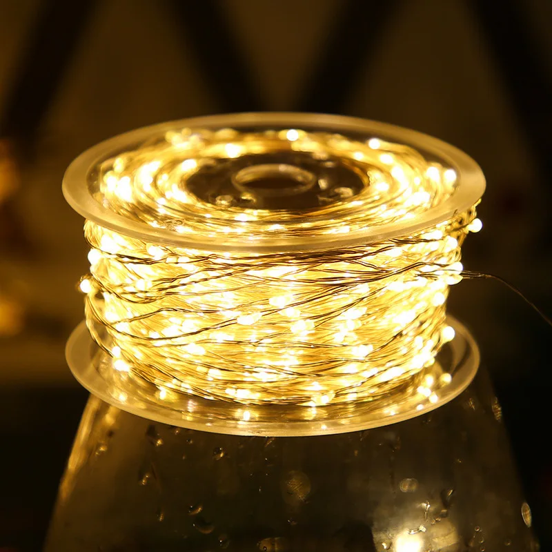 5m/10m/20m led fio de cobre lu - Led Fairy String Lights avaliação e preço