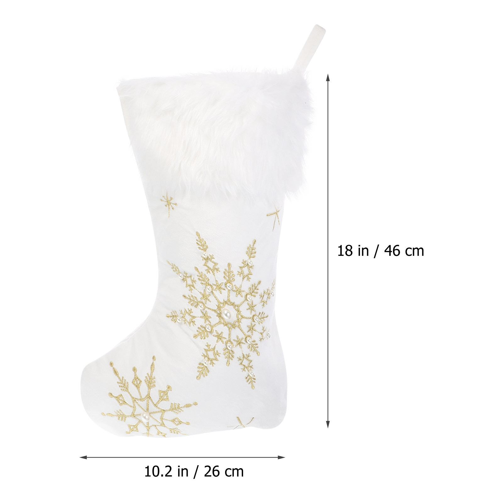 1 Peça Meia de Natal Decorativ - Christmas Stocking Hanging avaliação e preço
