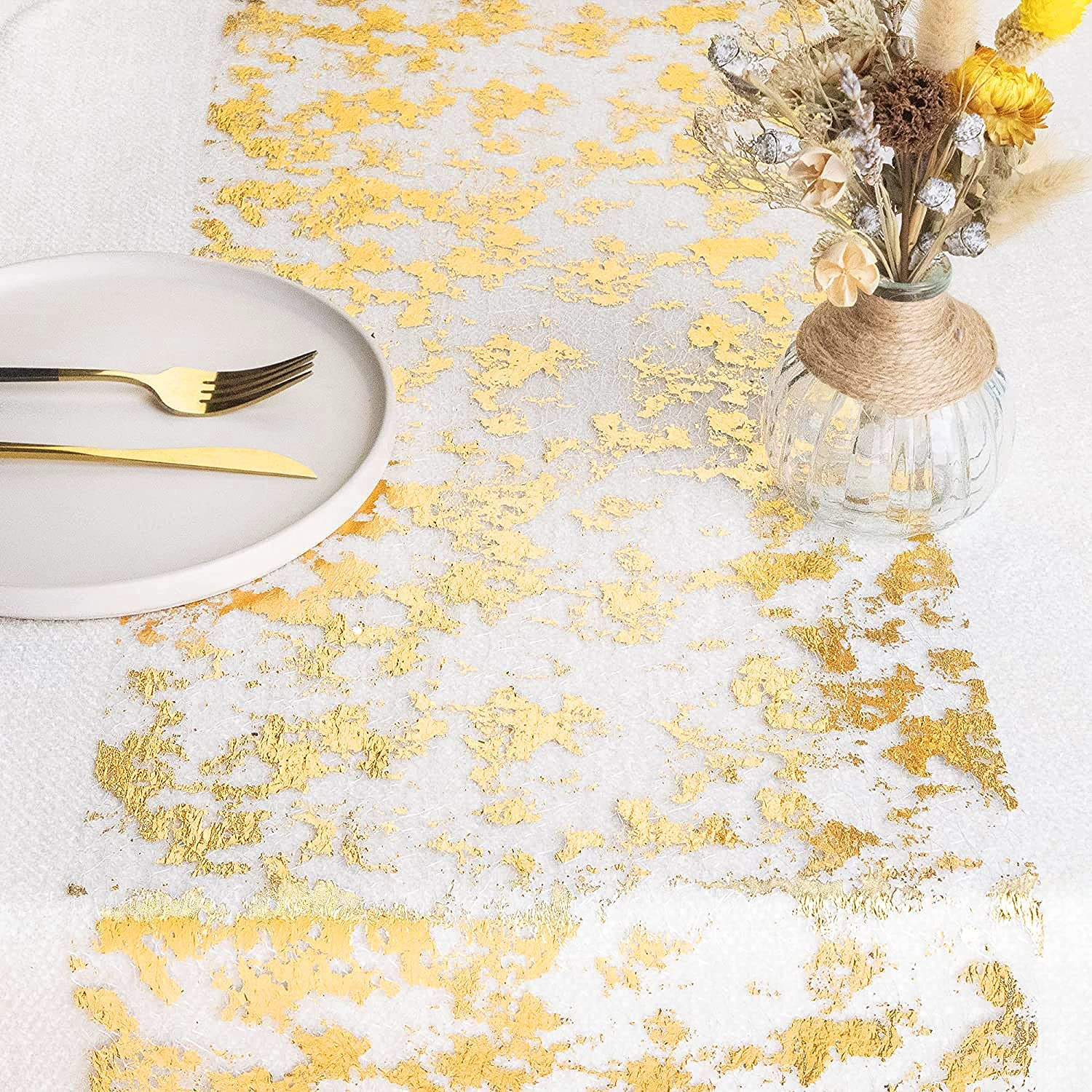 Corredores De Mesa Fina Metáli - Christmas Table Runner avaliação e preço