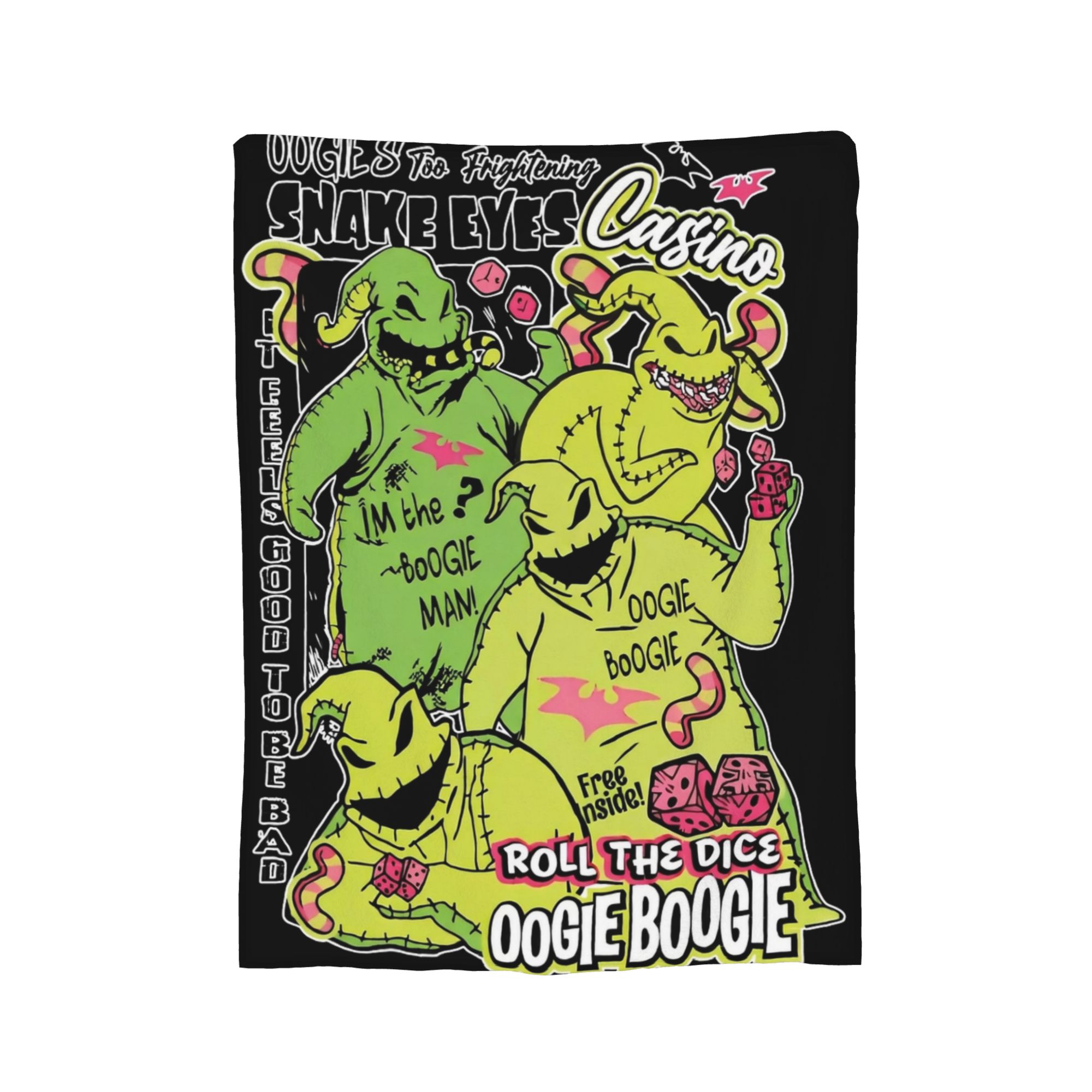 Cobertor Oogie Boogie de Pesad - Christmas Throw Blanket avaliação e preço