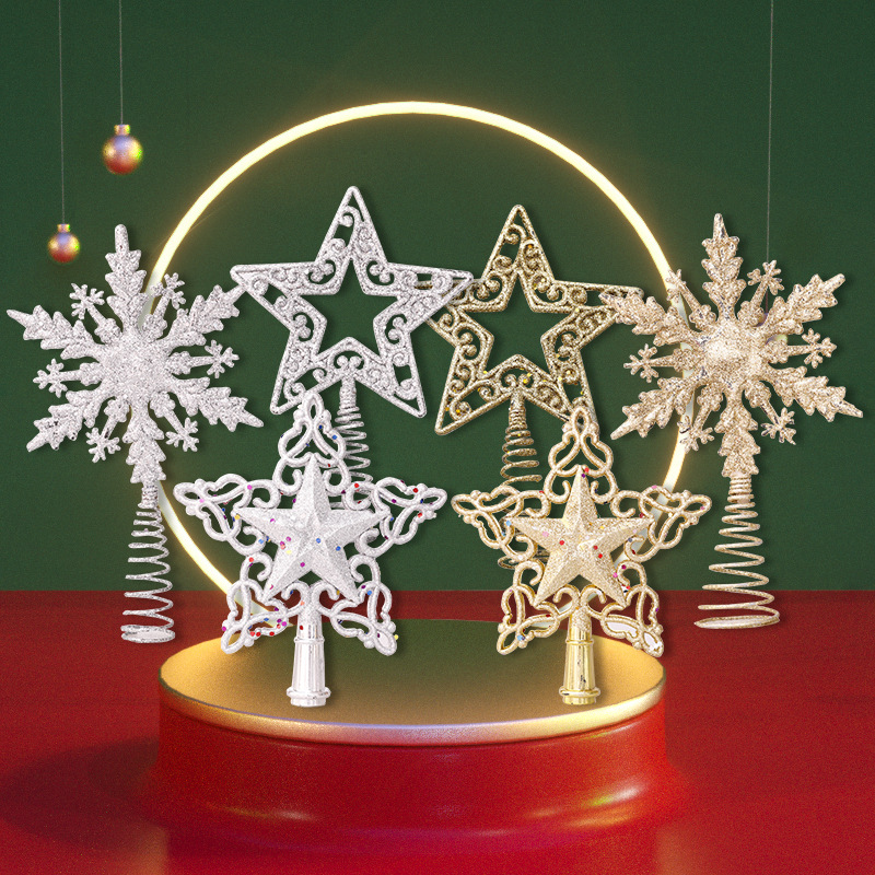 Glitter árvore de natal topper - Star Tree Topper avaliação e preço